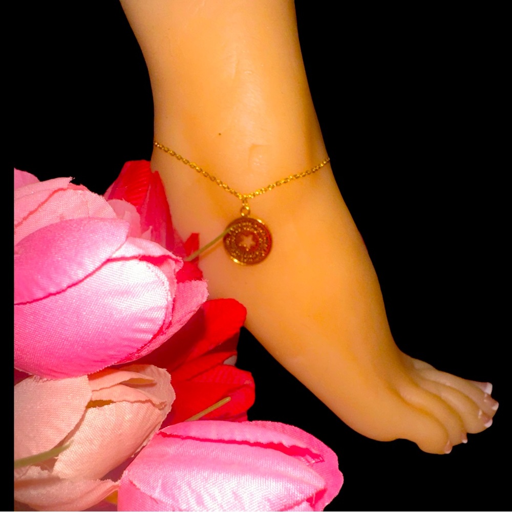 Make a Wish SUCCESS Ankle Bracelet Gold Tone